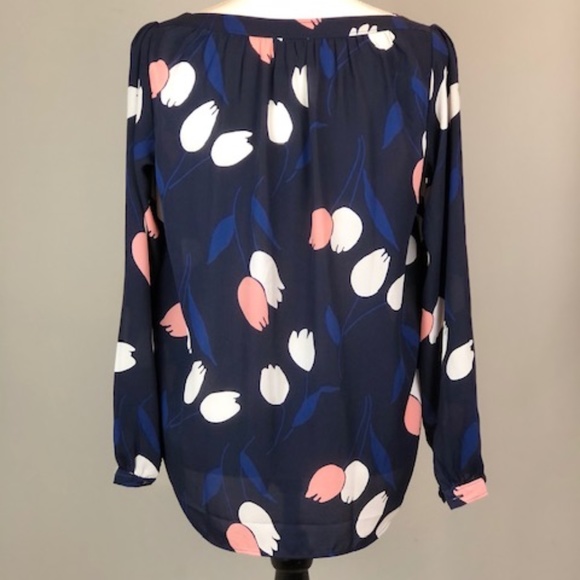 Loft Women Blouse Long Sleeve  Sz S - Picture 2 of 9
